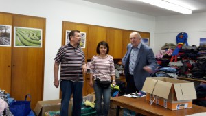 Betriebspraktikum 2015 Axel Schäfer in der Kleiderkammer