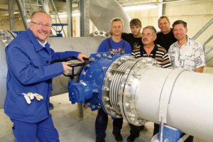 Auch im Stiepeler Wasserbehälter legte Axel Schäfer während seines Praktikums Hand an. Bildquelle: Molatta